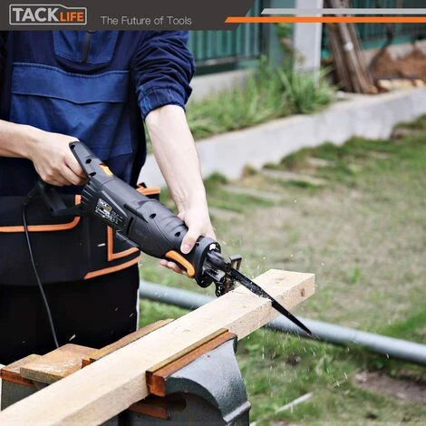 GIZCAM Scie Sabre ,Scie Alternative 850 W. 2 Lames De Rechange Pour Couper Bois (0-180 Mm), Métal (0-10 Mm) 5 GIZCAM Scie Sabre ,Scie Alternative 850 W. 2 Lames De Rechange Pour Couper Bois (0-180 Mm), Métal (0-10 Mm) – Image 5