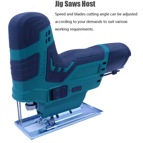 LIFCAUSAL Scies Sauteuses Sans Fil Angles De Coupe Scie Sauteuse électrique Réglable Outil électrique Multifonctionnel Pour Le Travail Du Bois (Multicolore) 2 LIFCAUSAL Scies Sauteuses Sans Fil Angles De Coupe Scie Sauteuse électrique Réglable Outil électrique Multifonctionnel Pour Le Travail Du Bois (Multicolore) – Image 2