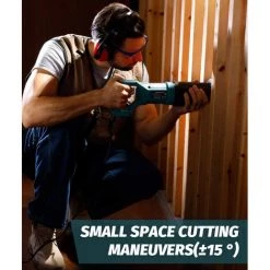 LIFCAUSAL Scie Alternative 900W 7.5A Scie Alternative à Vitesse à Vide 2800SPM Scie à Main électrique Filaire Avec 5 Lames Pour Couper Le Bois, Le Métal Et Le PVC -Scie électrique portative Soldes 67837710 4