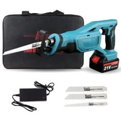 LIFCAUSAL Scies Alternatives Multifonctions Portables Scies Sabres D'extérieur Outils électriques Pour Couper Le Métal, Le Bois, Le Plastique, Le PVC, Une Batterie Et Une Charge