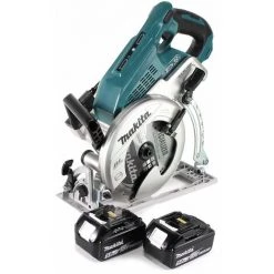 Makita DRS 780 T Scie Circulaire Sans Fil 36V ( 2x18V ) 185 Mm Brushless + 2x Batteries 5,0Ah - Sans Chargeur -Scie électrique portative Soldes 68154329 4