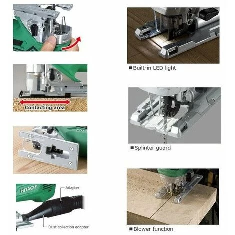 Hitachi - Hikoki- Scie SaUteuse 800W Course 26mm - CJ160V 2 Hitachi - Hikoki- Scie SaUteuse 800W Course 26mm - CJ160V – Image 2