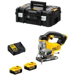 Scie Sauteuse DeWALT DCS331P2 (2 X 5,0 Ah DCB115 TSTAK II)