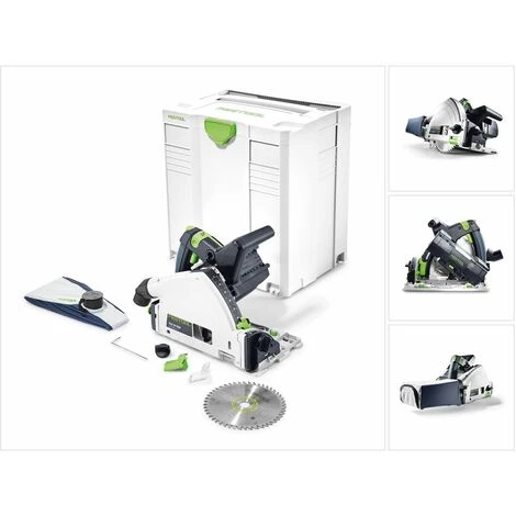 Festool TSC 55 REB-Li Basic Scie Plongeante Sans Fil 18 / 36 V Avec Boîtier Systainer- Sans Batterie Ni Chargeur ( 201395 ) 4 Festool TSC 55 REB-Li Basic Scie Plongeante Sans Fil 18 / 36 V Avec Boîtier Systainer- Sans Batterie Ni Chargeur ( 201395 ) – Image 4