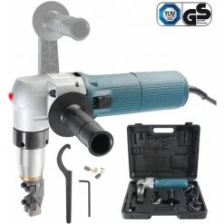 AREBOS Grignoteuse à Tôle Acier | 625 W | 4 Mm - Bleu