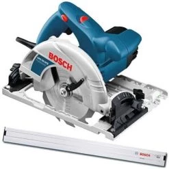PACK - BOSCH Scie Circulaire Ø165mm 1350W GKS55GCE + Rail FSN1600 - 0601682103
