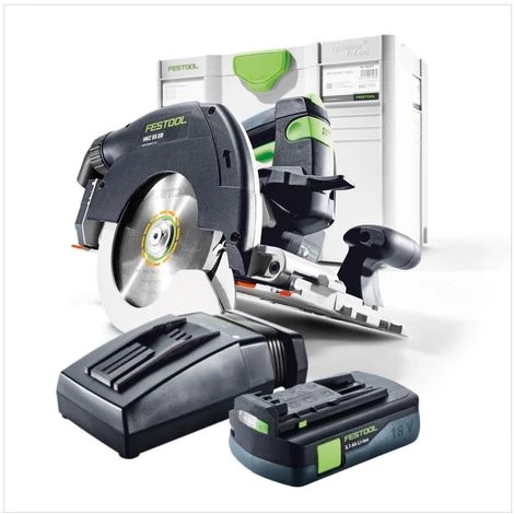 Festool HKC 55 Li EB Basic Scie Circulaire Sans Fil Avec Boîtier Systainer + 1x Batterie BP 18 Li 3,1 C + Chargeur Rapide TCL 6 4 Festool HKC 55 Li EB Basic Scie Circulaire Sans Fil Avec Boîtier Systainer + 1x Batterie BP 18 Li 3,1 C + Chargeur Rapide TCL 6 – Image 4