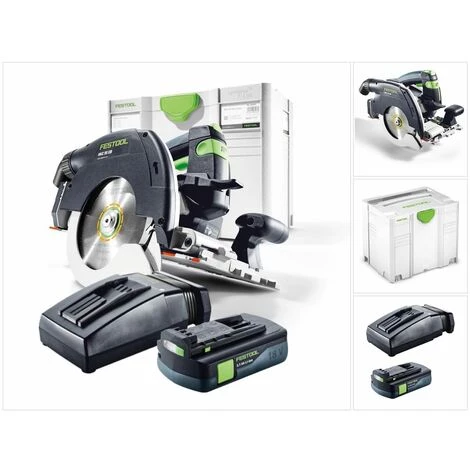 Festool HKC 55 Li EB Basic Scie Circulaire Sans Fil Avec Boîtier Systainer + 1x Batterie BP 18 Li 3,1 C + Chargeur Rapide TCL 6 5 Festool HKC 55 Li EB Basic Scie Circulaire Sans Fil Avec Boîtier Systainer + 1x Batterie BP 18 Li 3,1 C + Chargeur Rapide TCL 6 – Image 5