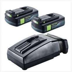 Festool PSC 420 EB Li-Basic Scie Sauteuse Sans Fil CARVEX Avec Boîtier Systainer + 2x Batteries BP 18 Li 3,1 Ah + Chargeur Rapide TCL 6