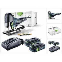 Festool PSC 420 EB Li-Basic Scie Sauteuse Sans Fil CARVEX Avec Boîtier Systainer + 2x Batteries BP 18 Li 3,1 Ah + Chargeur Rapide TCL 6 -Scie électrique portative Soldes 9480777 5