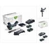 Festool ISC 240 Li 3,1 EB-Compact 18 V Scie Sans Fil Pour Matériaux Isolants En Coffret Systainer + 2x Batteries 3,1 Ah + Chargeur TCL 6 ( 575607 )