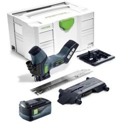 Festool ISC 240 Li 18 V Scie Sans Fil Pour Matériaux Isolants En Coffret Systainer + 1x Battereie BP 18 Li 5,2 As 18V 5,2 Ah Li-Ion - Sans Chargeur -Scie électrique portative Soldes 9480799 3