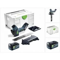 Festool ISC 240 Li 18 V Scie Sans Fil Pour Matériaux Isolants En Coffret Systainer + 1x Battereie BP 18 Li 5,2 As 18V 5,2 Ah Li-Ion - Sans Chargeur -Scie électrique portative Soldes 9480799 4