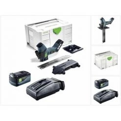 Festool ISC 240 Li 18 V Scie Sans Fil Pour Matériaux Isolants En Coffret Systainer + 1x Batterie BP 18 Li 5,2 As 18V 5,2 Ah Li-Ion + Chargeur TCL 6 -Scie électrique portative Soldes 9480800 5