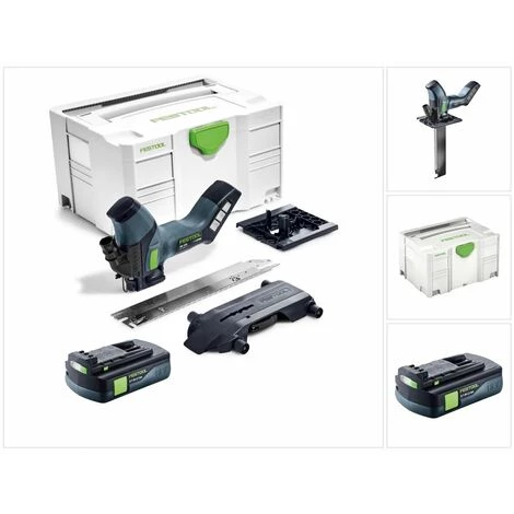 Festool ISC 240 Li 18 V Scie Sans Fil Pour Matériaux Isolants En Coffret Systainer + 1x Batterie 3,1 Ah - Sans Chargeur 1 Festool ISC 240 Li 18 V Scie Sans Fil Pour Matériaux Isolants En Coffret Systainer + 1x Batterie 3,1 Ah - Sans Chargeur