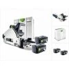 Festool TSC 55 REB-Li Basic 18 / 36 V Scie Plongeante Sans Fil ( 561737 ) Avec Boîtier Systainer + 2x Batteries BPC 18 Volt 5,2 Ah Li-lon - Sans Chargeur