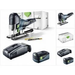 Festool PSC 420 Li 5,2 EB-Plus-SCA Scie Sauteuse Sans Fil CARVEX Avec Boîtier Systainer Inclus 1x Batterie BP 18 Li 5,2 AS 18V 5,2 Ah + Chargeur Rapide SCA 8 Li-Ion ( 574714 ) -Scie électrique portative Soldes 9480835 3
