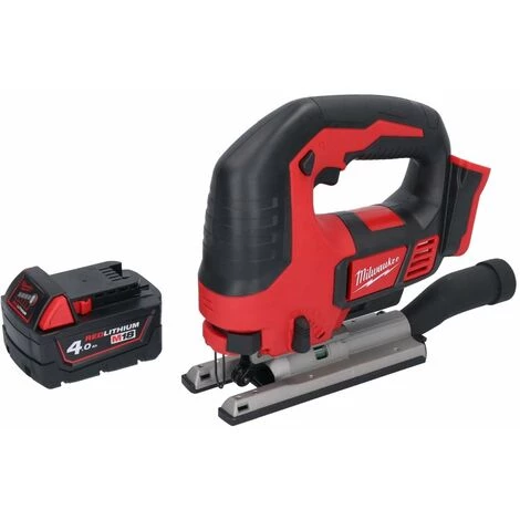 .MILWAUKEE. Milwaukee M18 BJS - 18 V Scie Sauteuse Sans Fil + 1x Batterie M18 B4 4,0 Ah - Sans Chargeur 2 .MILWAUKEE. Milwaukee M18 BJS - 18 V Scie Sauteuse Sans Fil + 1x Batterie M18 B4 4,0 Ah - Sans Chargeur – Image 2