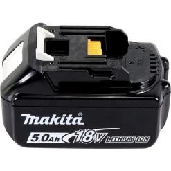 Makita DSS 611 18V Li-ion Scie Circulaire Sans Fil 165mm + 1x Batterie BL1850 5,0 Ah - Sans Chargeur -Scie électrique portative Soldes 9481050 4