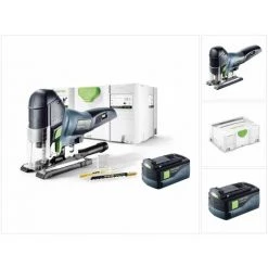 Festool PSC 420 EB Li-Basic Scie Sauteuse Sans Fil ( 574713 ) Avec Boîtier Systainer + 1x Batterie BP 18 Volt 5,2 Ah Li-lon