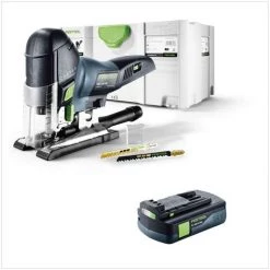 Festool PSC 420 EB Li-Basic Scie Sauteuse Sans Fil CARVEX Avec Boîtier Systainer + 1x Batterie BP 18 Li 3,1 Ah -Scie électrique portative Soldes 9481229 4
