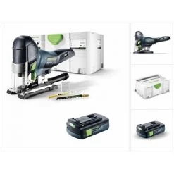 Festool PSC 420 EB Li-Basic Scie Sauteuse Sans Fil CARVEX Avec Boîtier Systainer + 1x Batterie BP 18 Li 3,1 Ah -Scie électrique portative Soldes 9481229 5