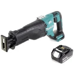Makita DJR 187 T1 18 V Li-Ion Scie Récipro Sans Fil + 1x Batteries 5,0 Ah - Sans Chargeur Ni Coffret De Transport