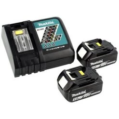 Makita DJR 187 RT 18 V Li-Ion Scie Récipro Sans Fil + 2x Batteries 5,0 Ah + Chargeur - Sans Coffret De Transport -Scie électrique portative Soldes 9481262 5