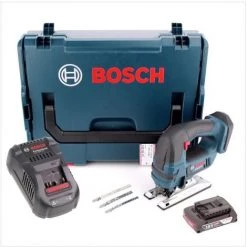 Bosch GST 18 V-Li B Professional Scie Sauteuse Sans Fil Avec Boîtier L-Boxx + 1x Batterie GBA 2,0 Ah + Chargeur Rapide GAL 1880 CV -Scie électrique portative Soldes 9506893 4
